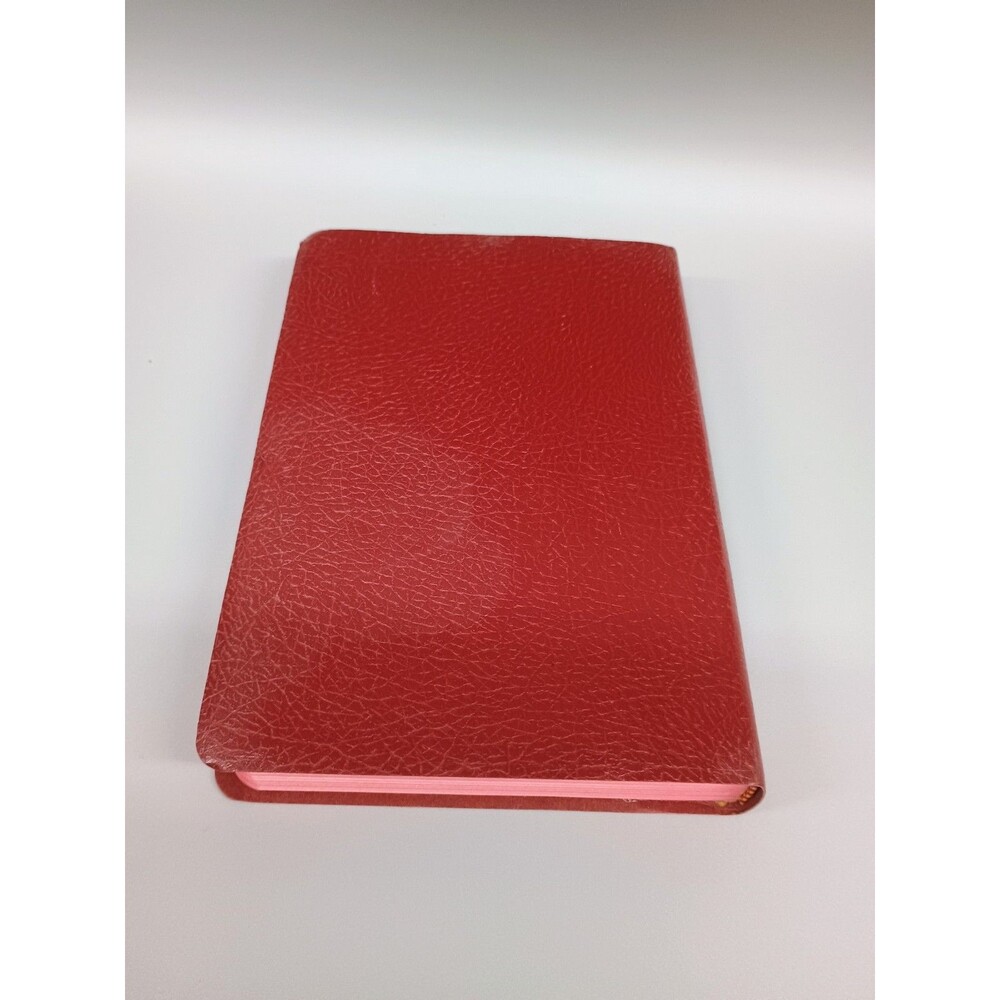 Holy Bible Red Letter Dictionary Concordance KJV Nelson Bonded Leather 1977 - Picture 3 of 6